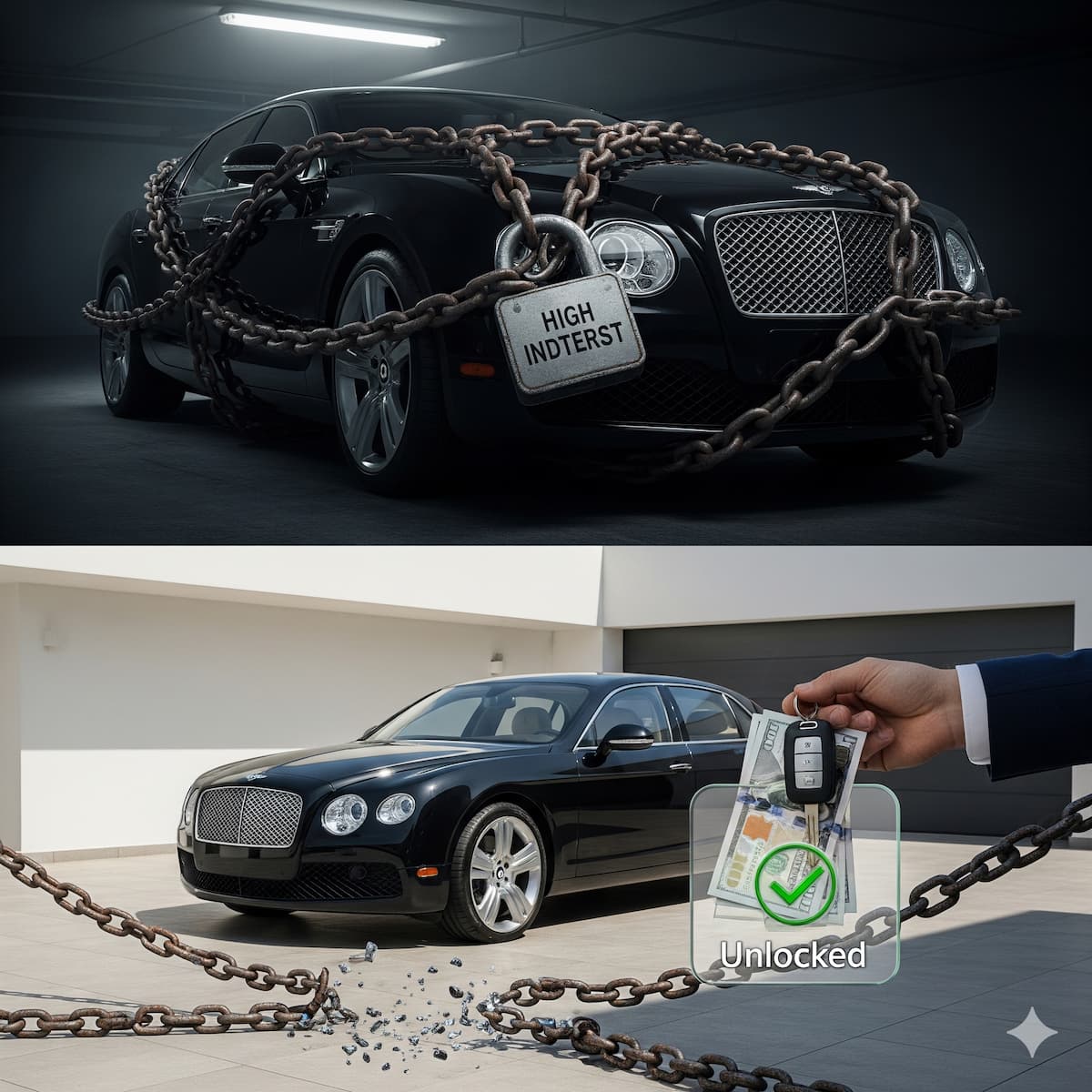 Auto title loan refinance and buyout comparison lowering monthly payments in California